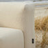 Soft Sofa Outdoor sete i boucle beige stoff, myk og formstabil utendørs sofa uten ramme.