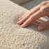 Soft Sofa Outdoor seat in boucle beige fabric, soft and frame-free outdoor sofa design.