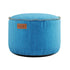 Cobana Lounge Chair og Pouf i grått, vanntett og slitesterkt materiale med ryggstøtte.