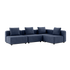 Kirra Indigo Cobana Lounge Sofa 4-seters hjørnesofa uten armlener i utendørs miljø
