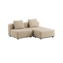 Cobana Lounge Sofa 2-seter i svart med pulverlakkert aluminiumsramme og olefintekstiler.