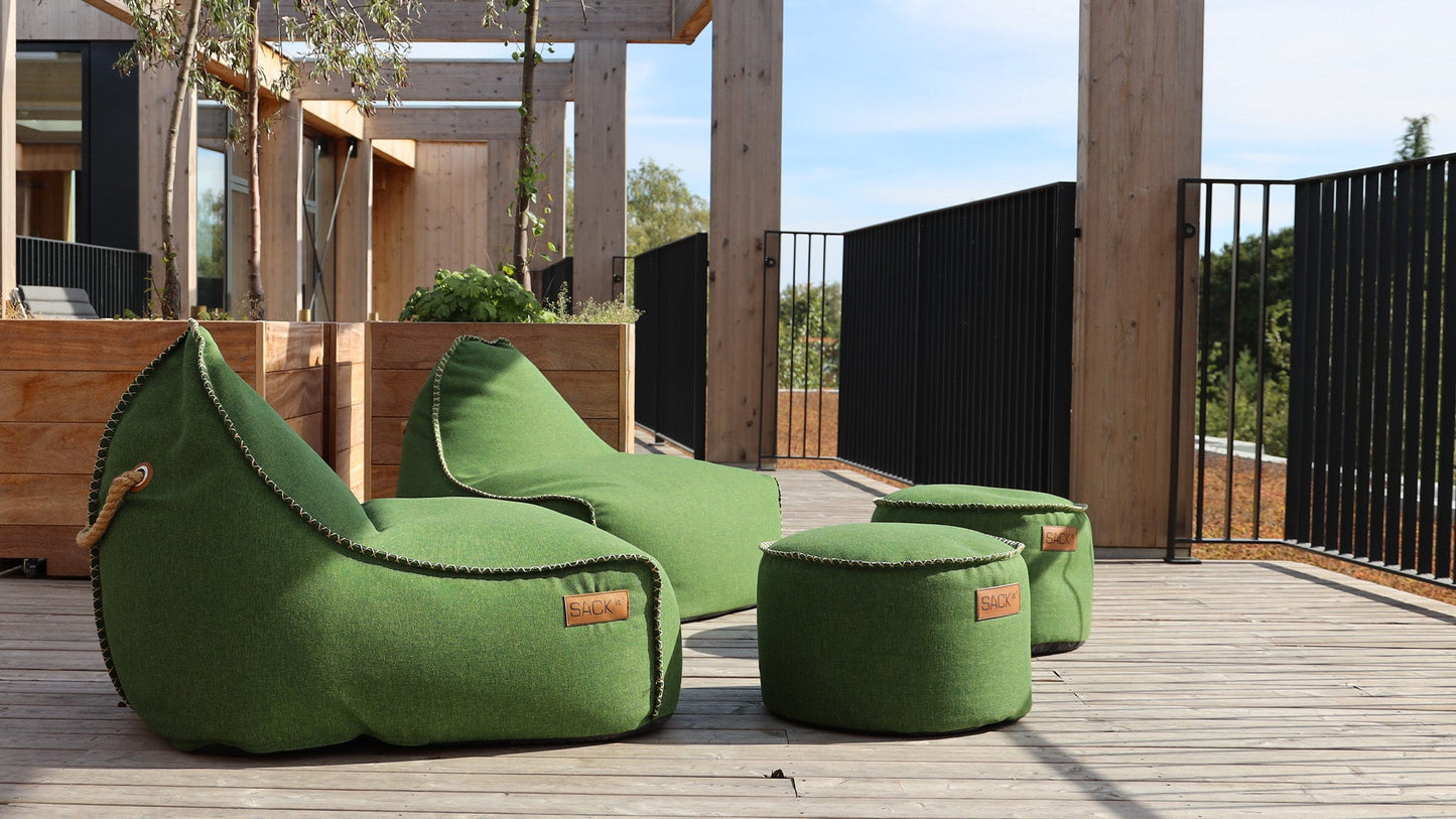 Cobana Lounge Chair & Pouf - Sakkosekk for innendørs og utendørs bruk