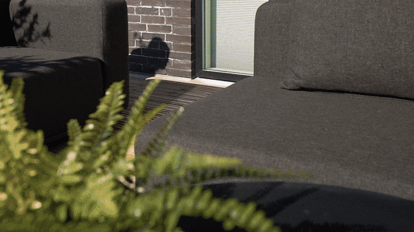 Cobana Lounge Sofa - 3 seater w/ Patio Storage Table - Utendørs 4-personers salongsofa