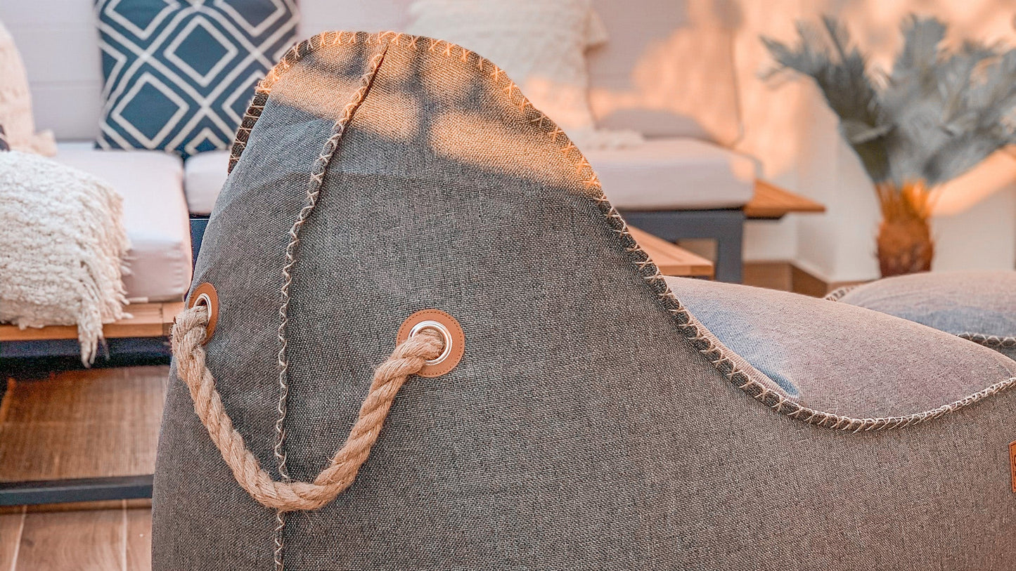 Cobana Lounge Chair & Pouf - Sakkosekk for innendørs og utendørs bruk