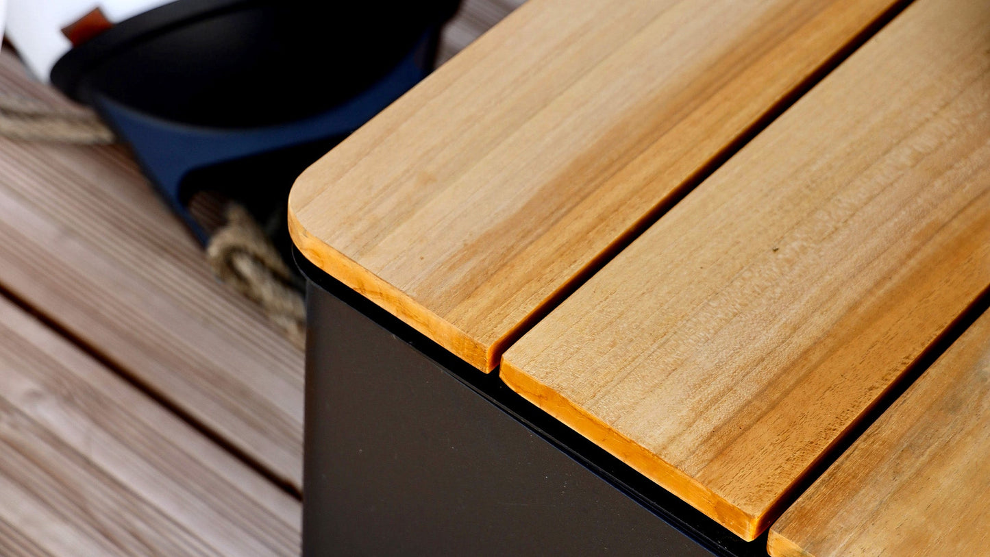 Patio Storage Table - Loungemodul – Utendørs Bord med oppbevaring