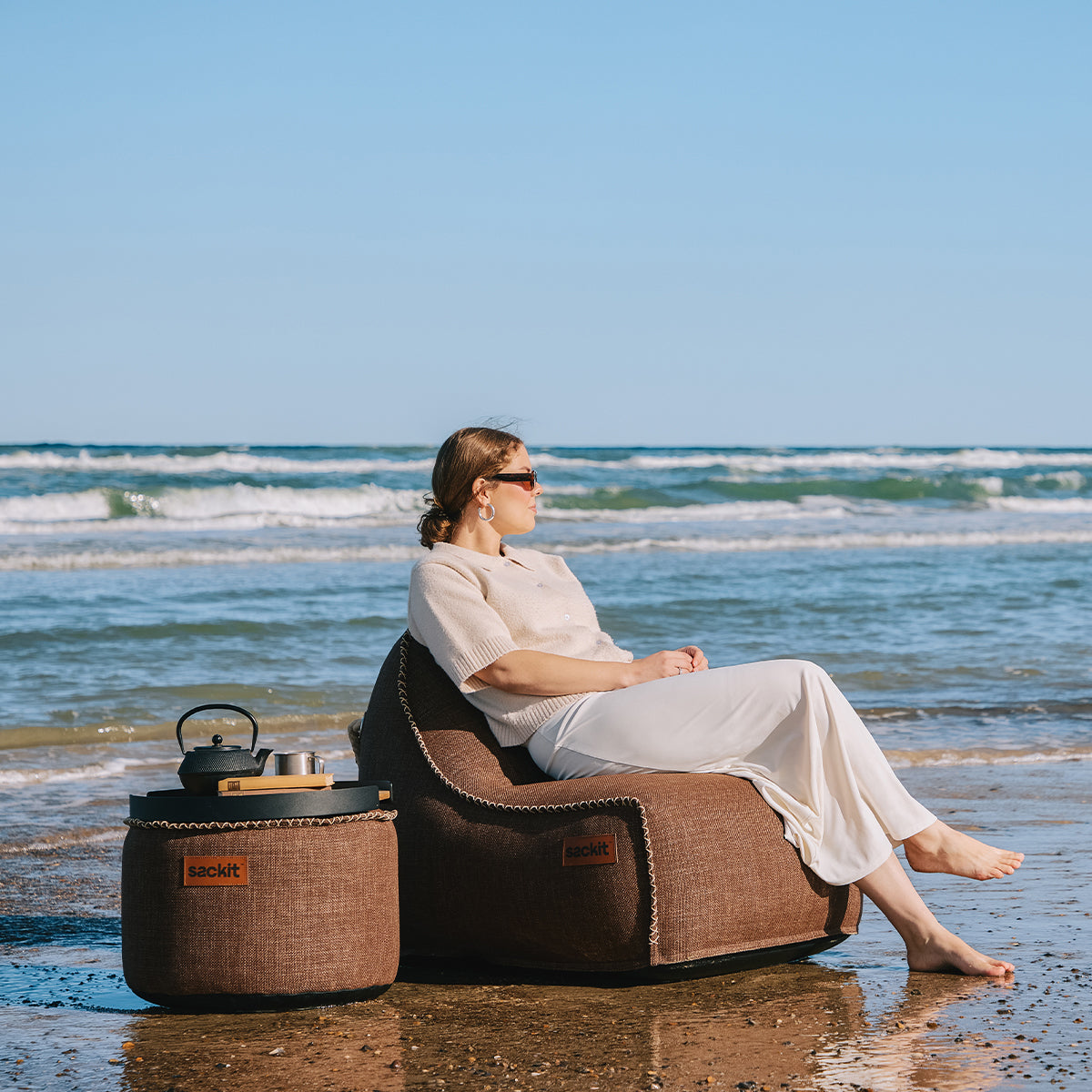 Cobana Lounge Chair & Pouf - Sakkosekk for innendørs og utendørs bruk