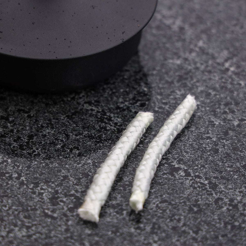 To replacement wicks for SACKit oil lamp, white cotton, 10 cm long.