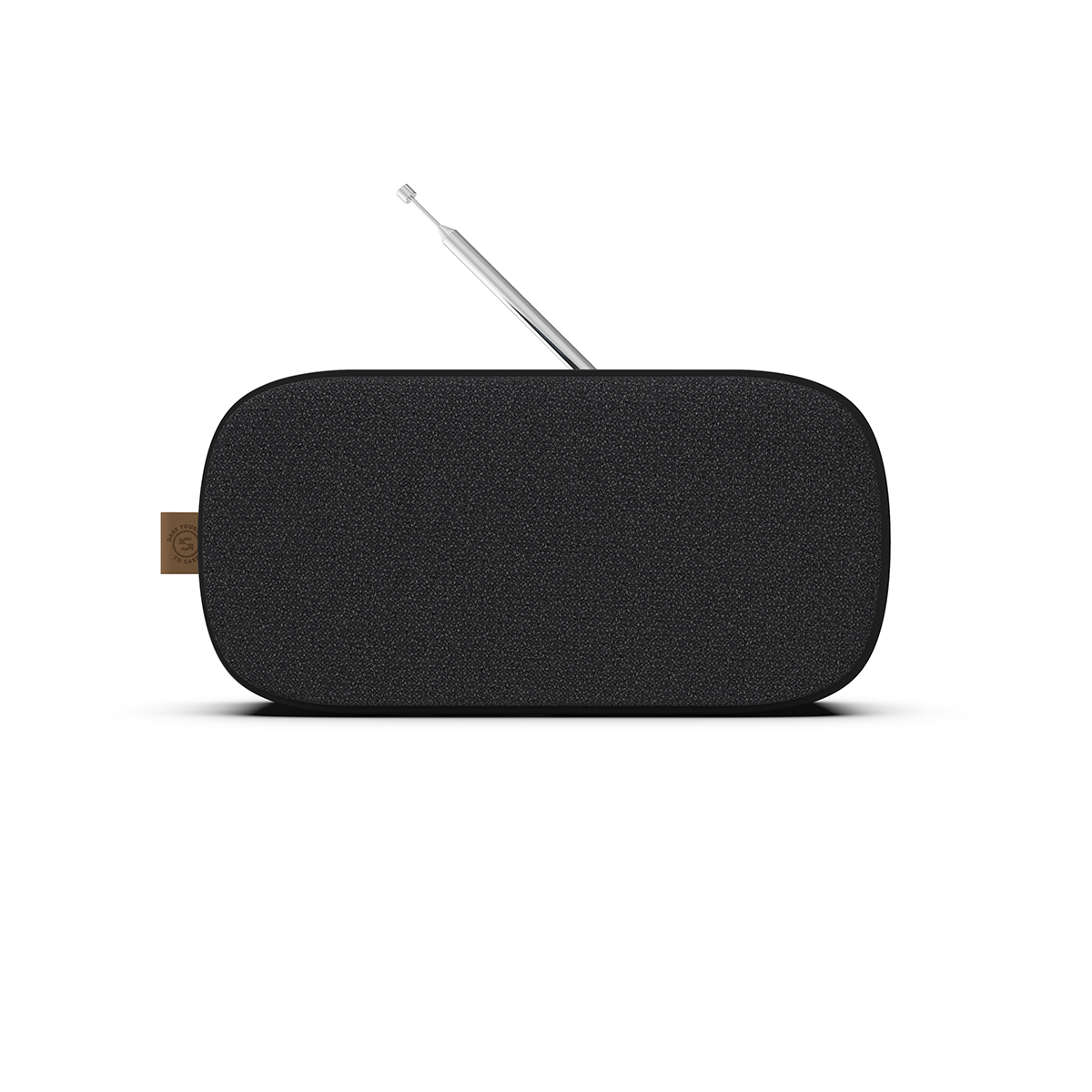 SACKit Go 300 Care portabel Bluetooth høyttaler og FM/DAB+ radio i dansk design med stoff og plastikk.