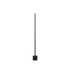 SACKit Expo 120 gulvlampe med svart aluminiumprofil og marmorbase, oppadrettet LED-lysstripe.