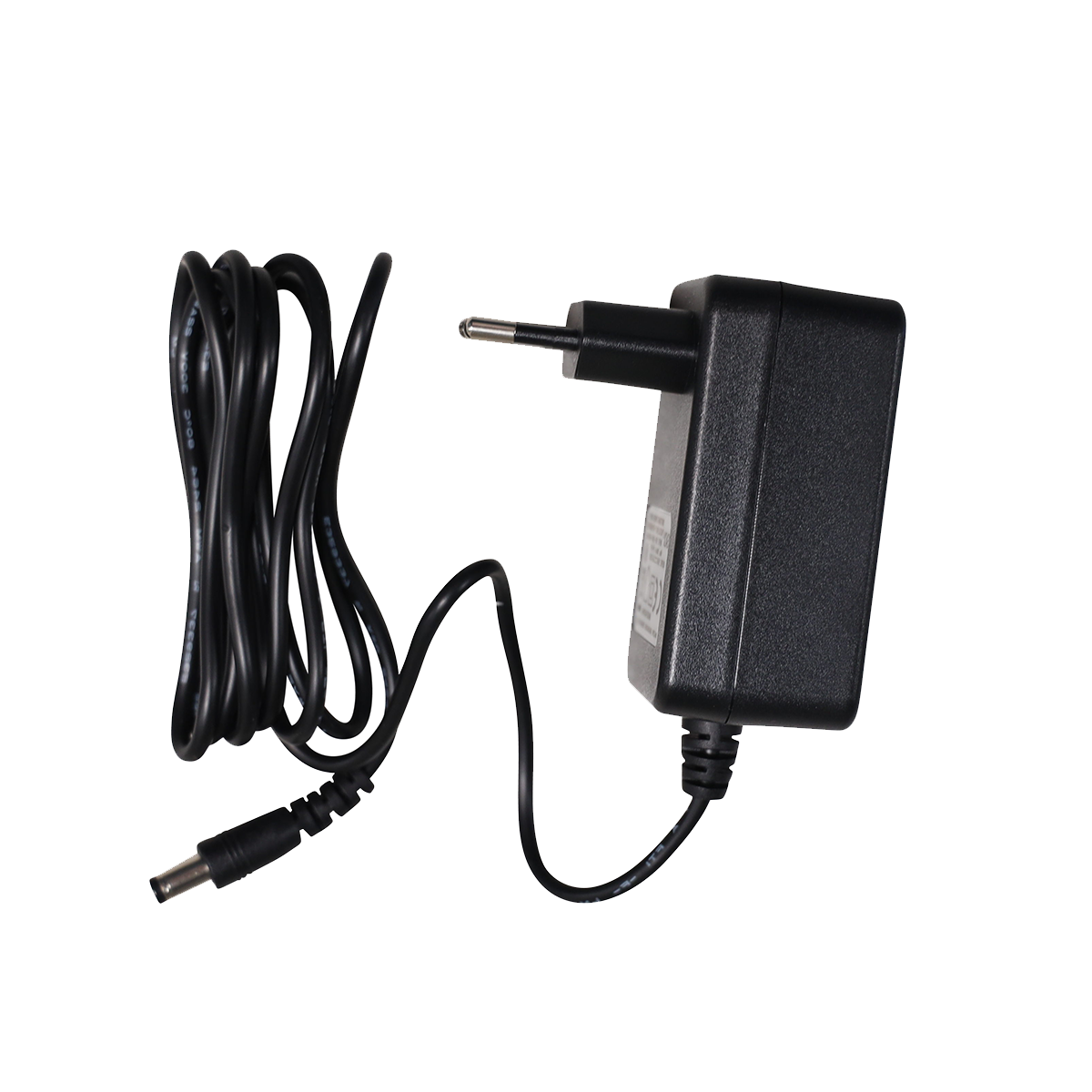 Svart adapter for BOOMit og MOVEit høyttalere med 1,5 meter ledning.