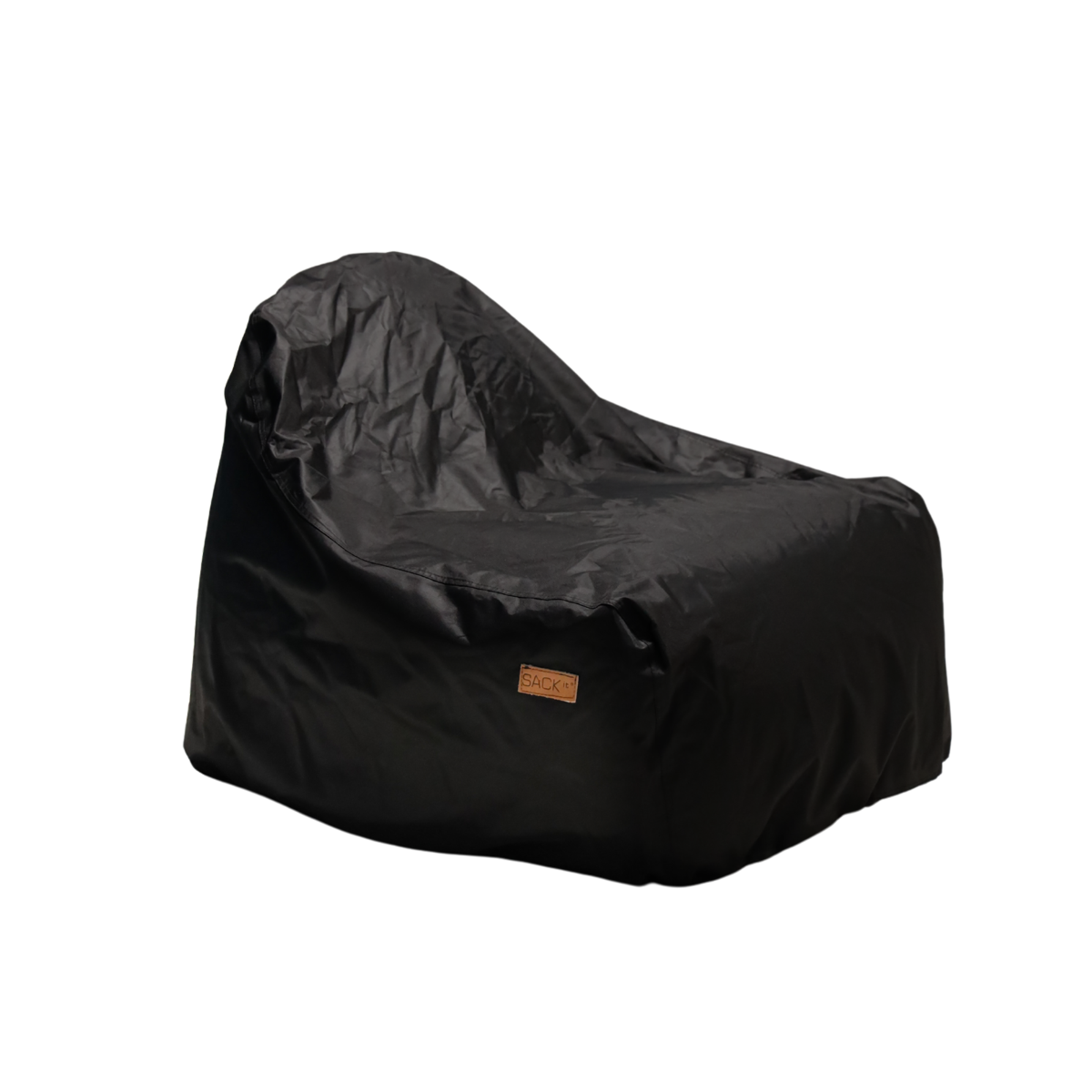 Svart vannavstøtende vintertrekk til SACKit Cobana Lounge Chair i elastisk materiale