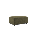 Cobana Lounge Sofa pouf i Kirra Olive med aluminiumsramme og vannavstøtende tekstil.