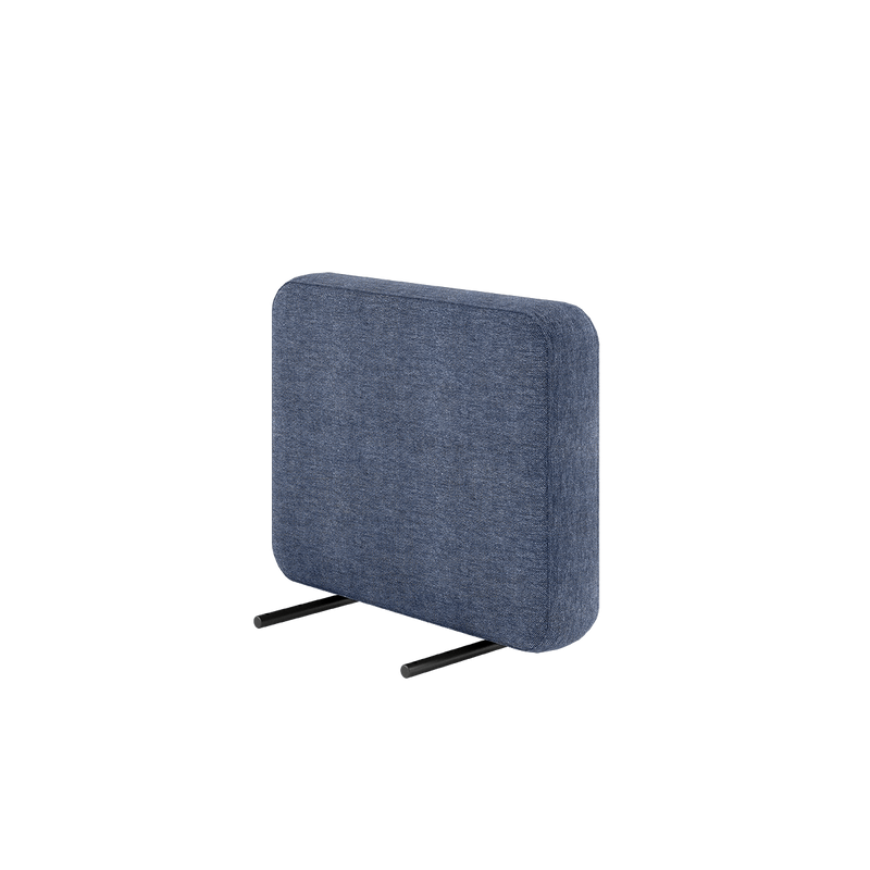 Cobana Lounge Sofa armrest in Kirra Indigo with aluminum frame and outdoor fabric