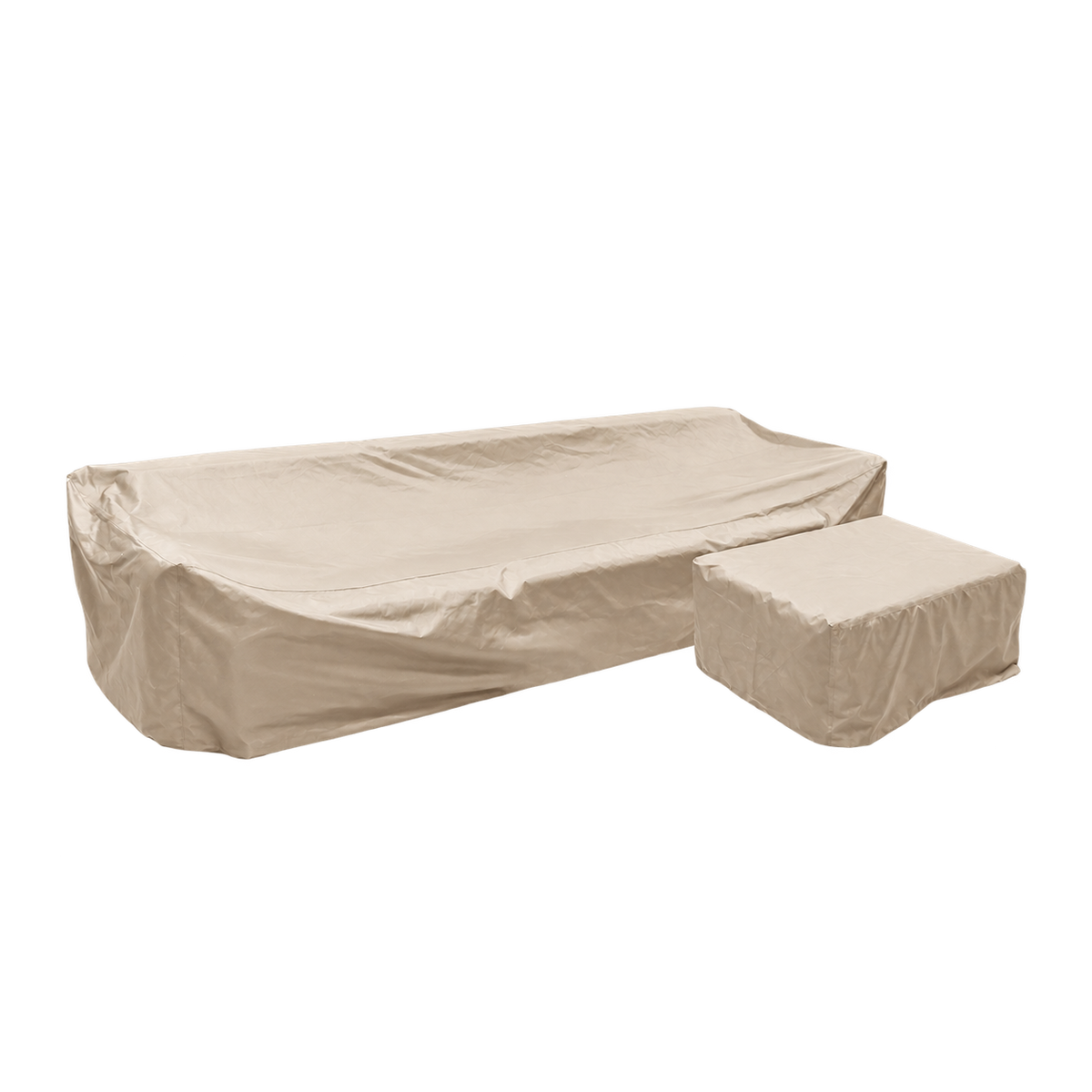 Cobana Lounge Sofa Winter Cover - 3 modules + pouf - Sand - Vannanstøtende trekk til Cobana Lounge Sofa