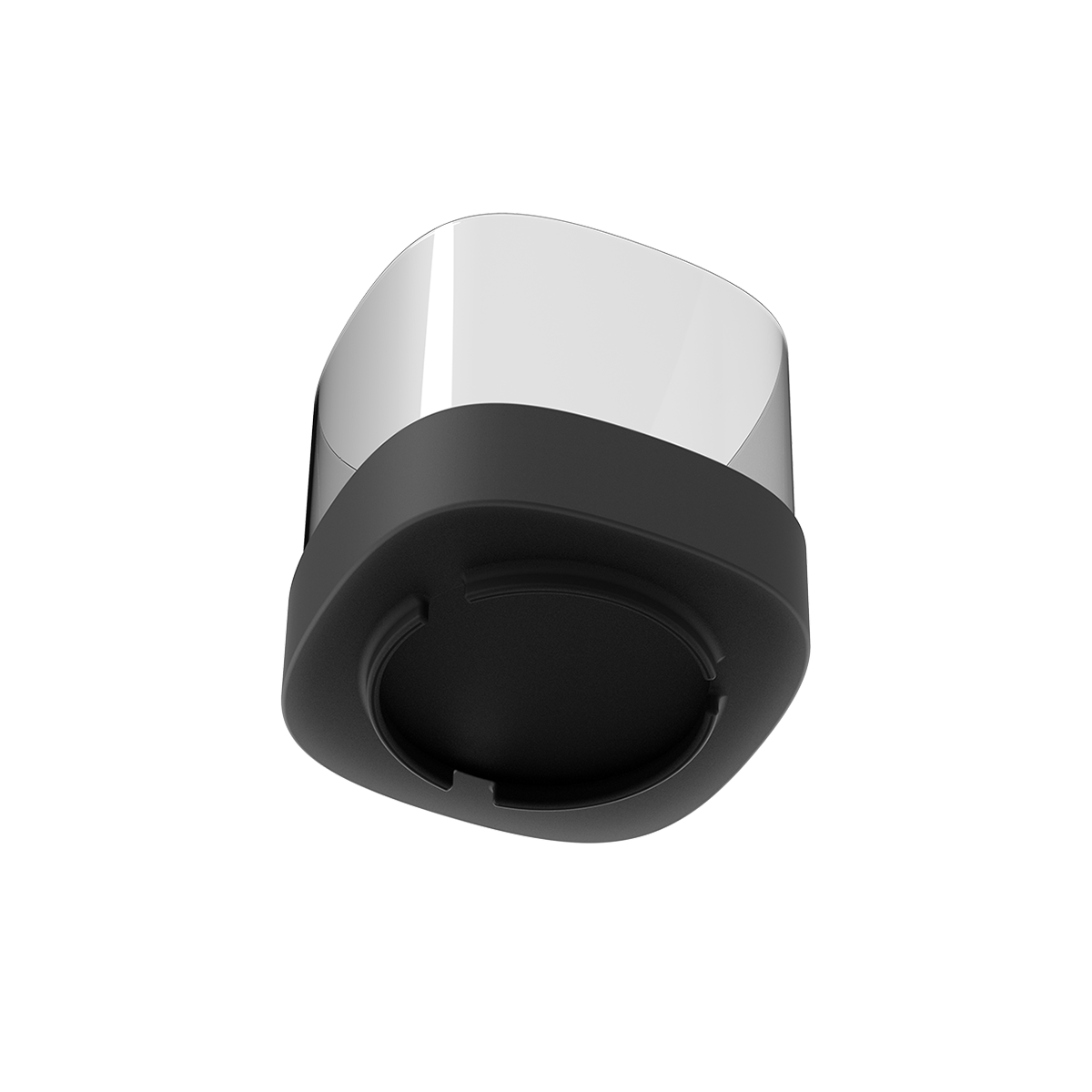 SACKit Bio Lamp i svart pulverlakkert rustfritt stål med varmeresistent glass, utendørs og innendørs bruk.