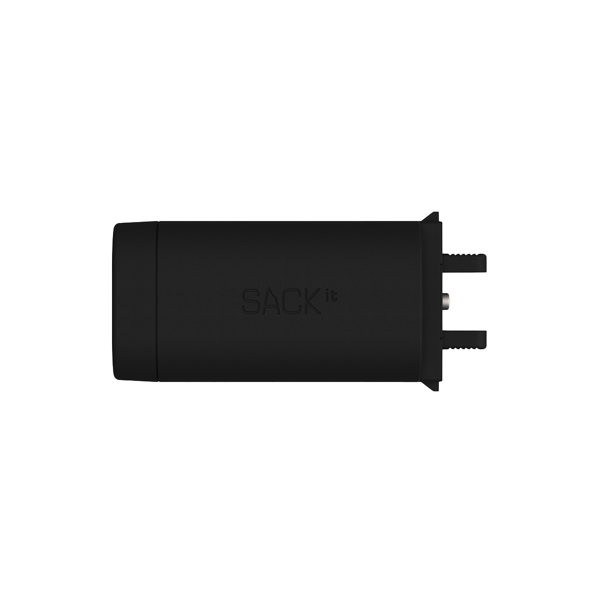 SACKit Battery 5200, kompakt svart batteripakke for utendørs belysning, 5200 mAh kapasitet.