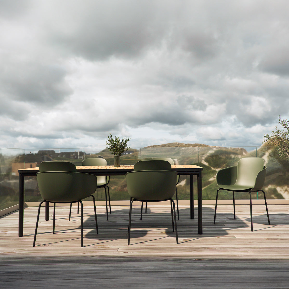  | Kirra Dining Table 210x90 - Noir | SACKit