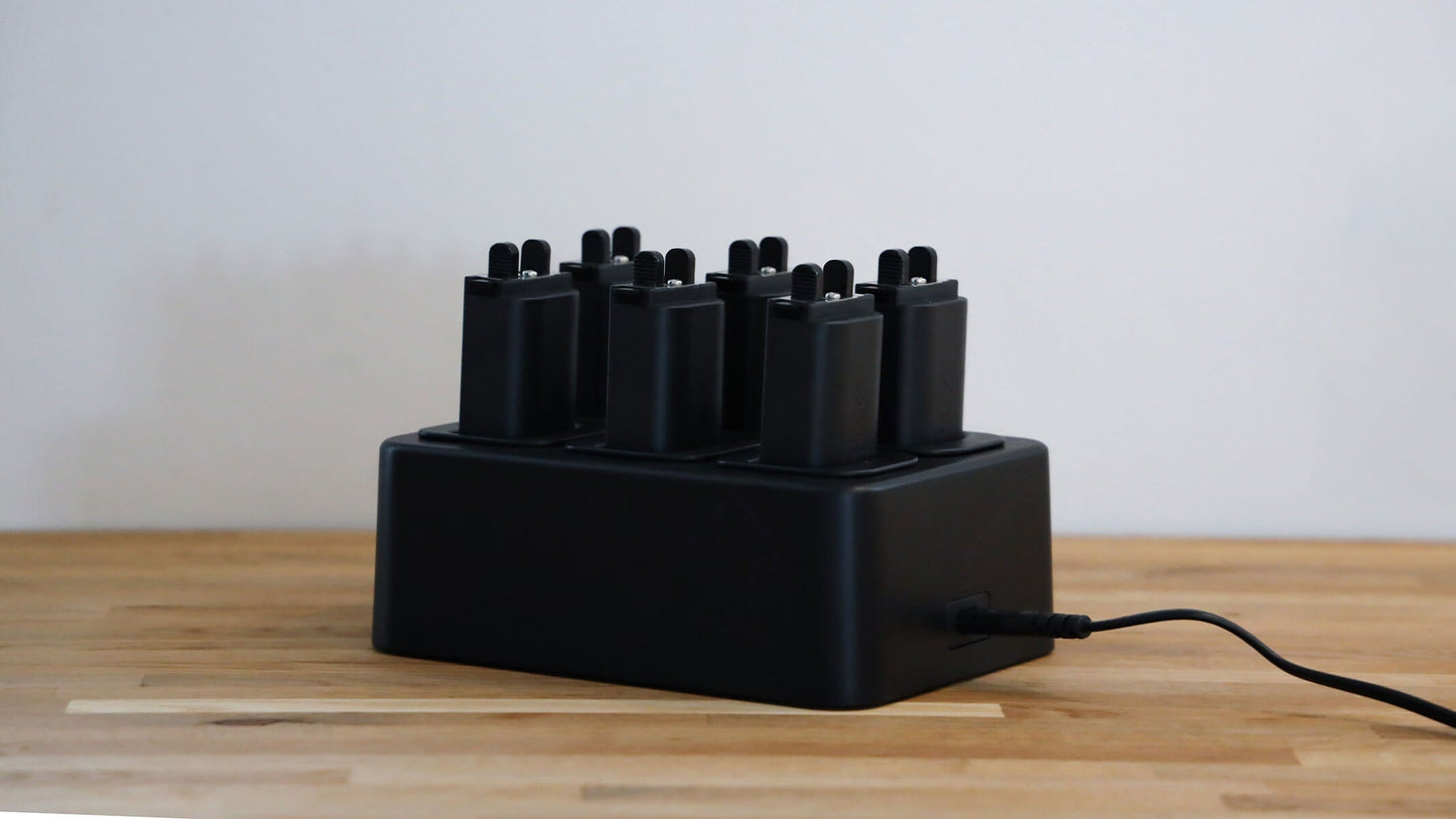 Light - Battery Charging Station - Ladestasjon for 6 SACKit Light-batterier