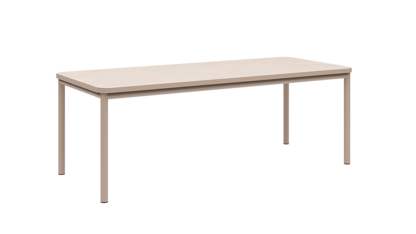 Kirra Dining Table 210x90 Ceramic - Elegant og værbestandig utendørs spisebord med keramisk bordplate