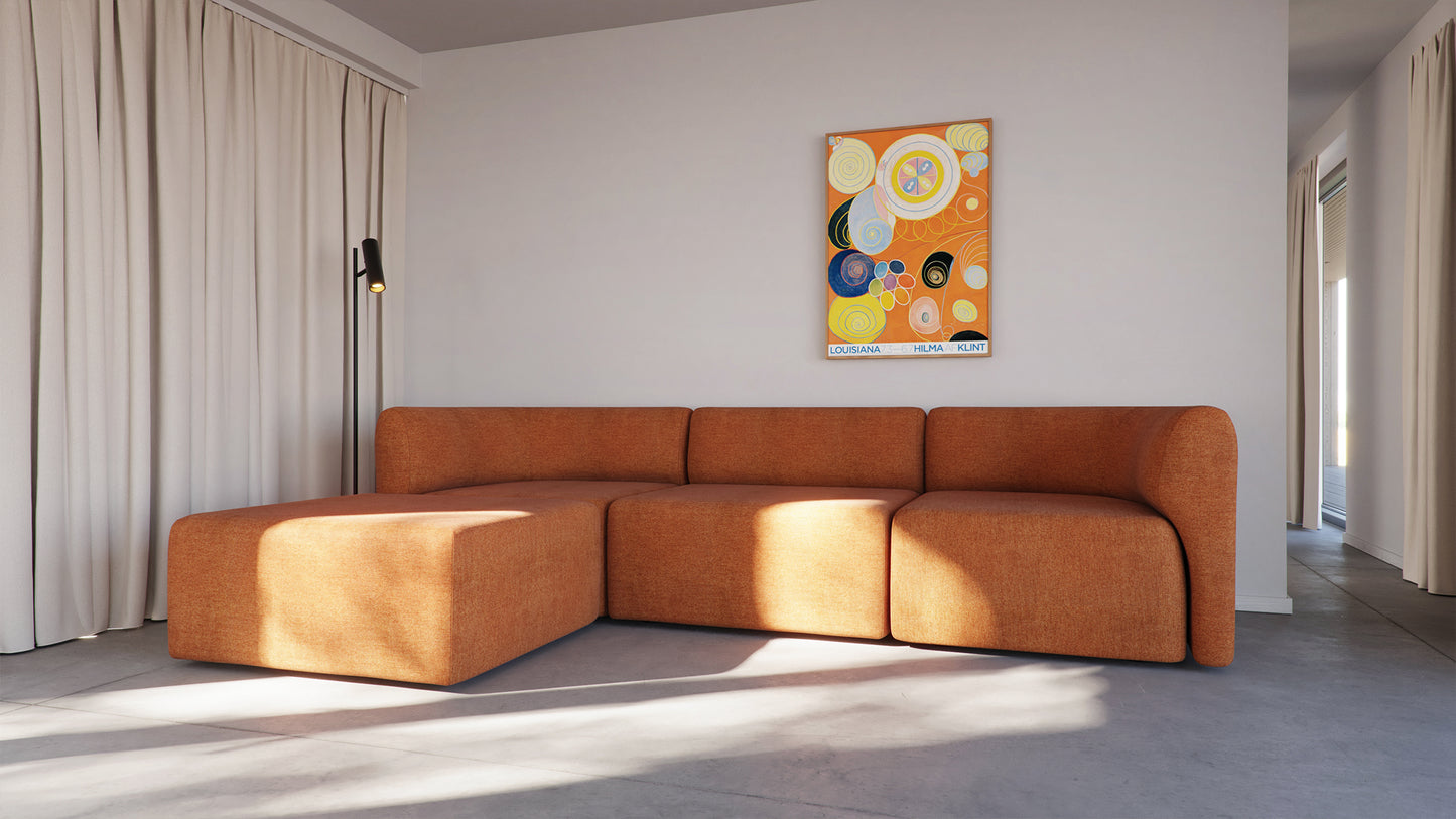 Fjord Sofa - Sittemodul - En dynamisk modulsofa for det moderne hjem