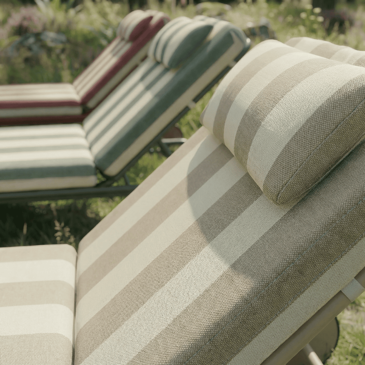 Mollis Sunbed - Mollis Solseng i Olefin & Aluminium | sackit