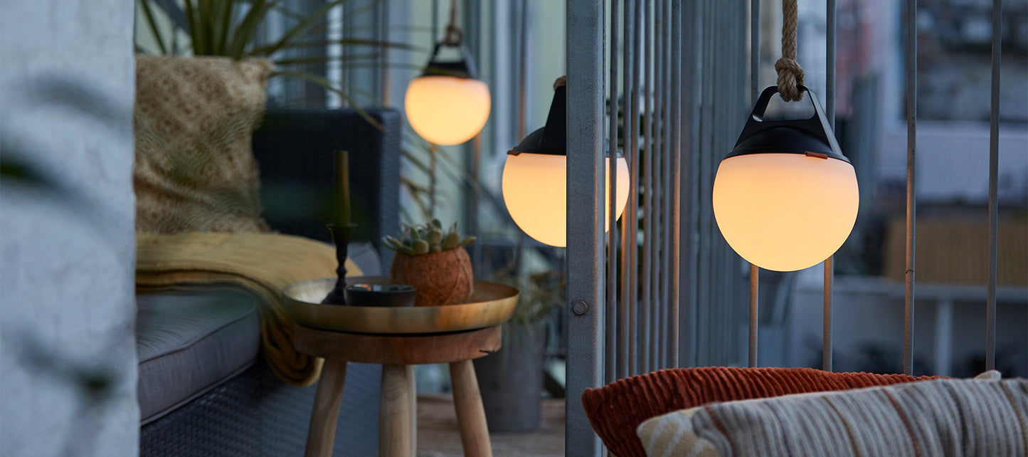 Light 150 (3 pack) - Utendørs / innendørs batteridrevet lampe - Ø17 cm