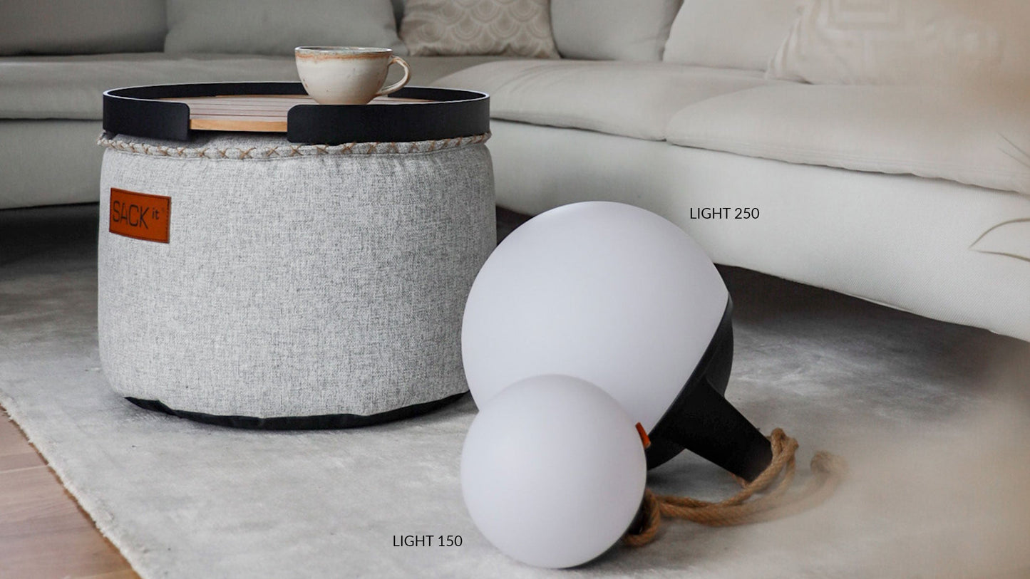 Light 250 (2 pack) - Utendørs / innendørs batteridrevet lamper - Ø30 cm