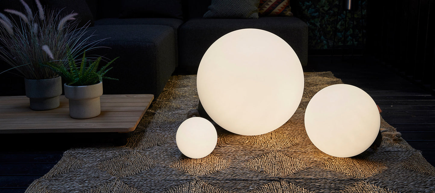 Light Combi Pack - Utendørs / innendørs batteridrevet lampe - 3 størrelser