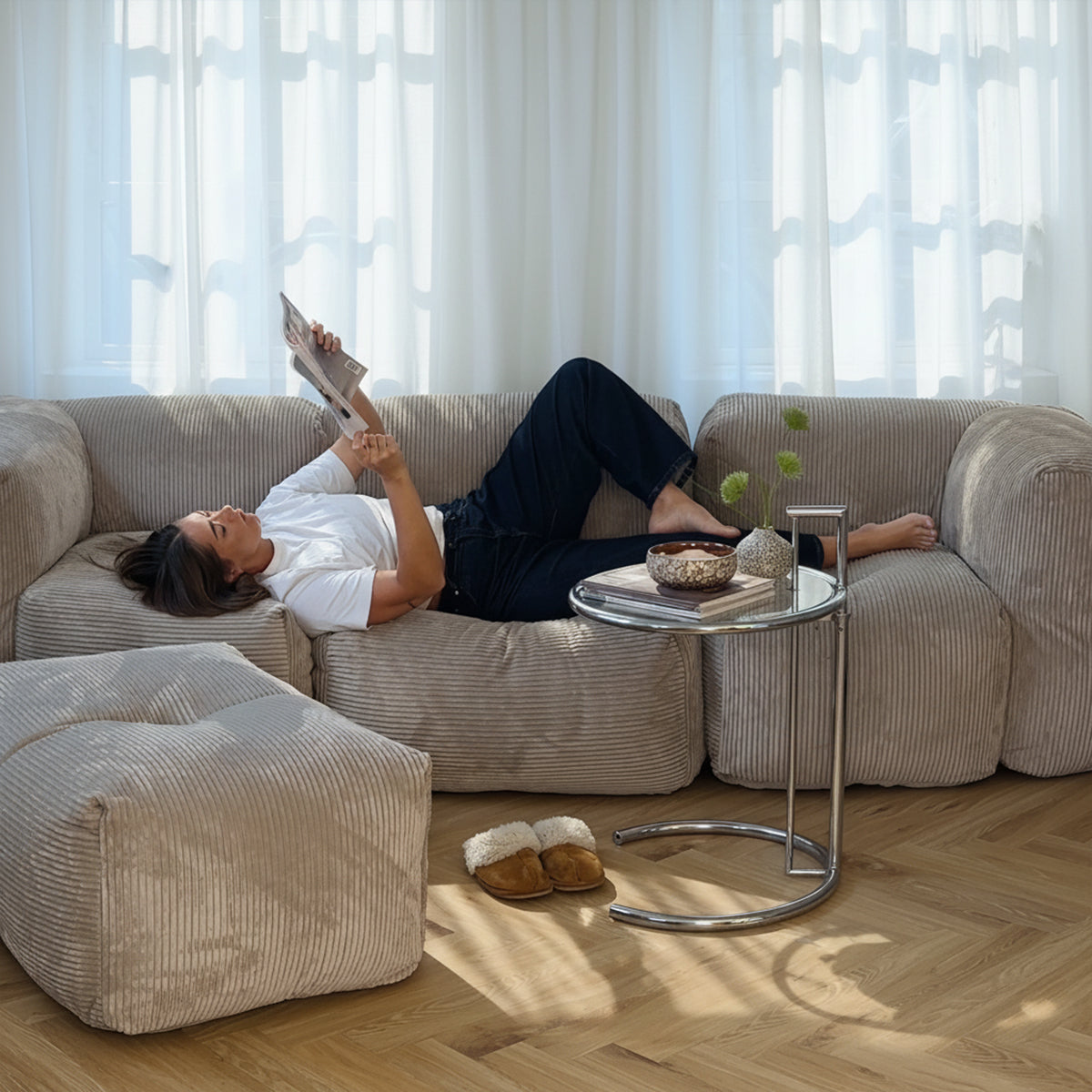 Soft Sofa Indoor – En modulsofa med myk komfort | SACKit