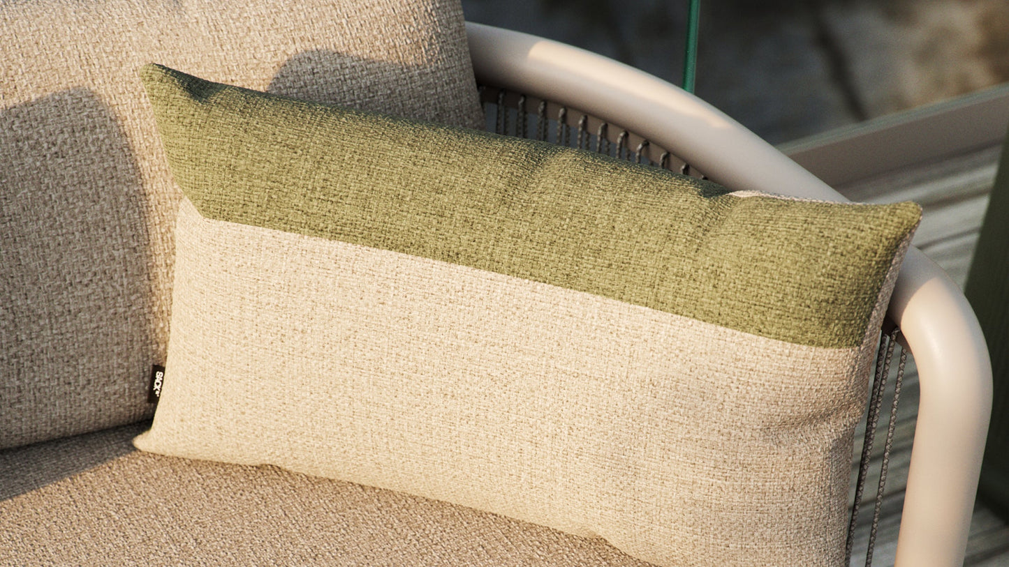 Tide Cushion - Utendørspute med kontrast