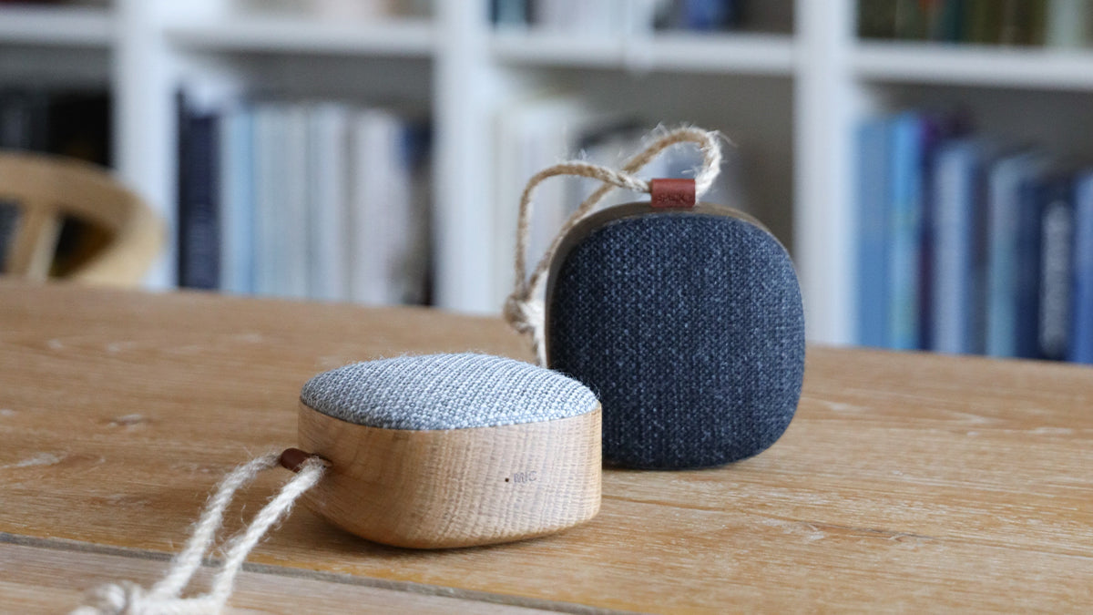 Go Wood - Oppladbar Bluetooth-høyttaler i tre