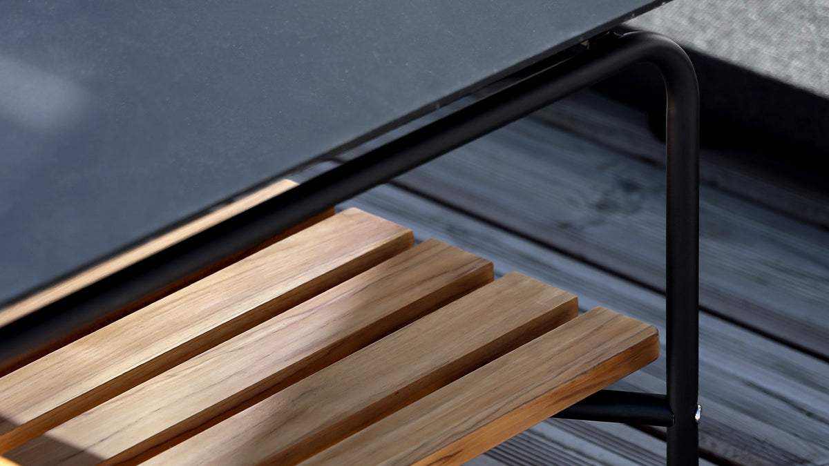 Patio Sofa Table - 113x70 - Utendørs sofabord i aluminium