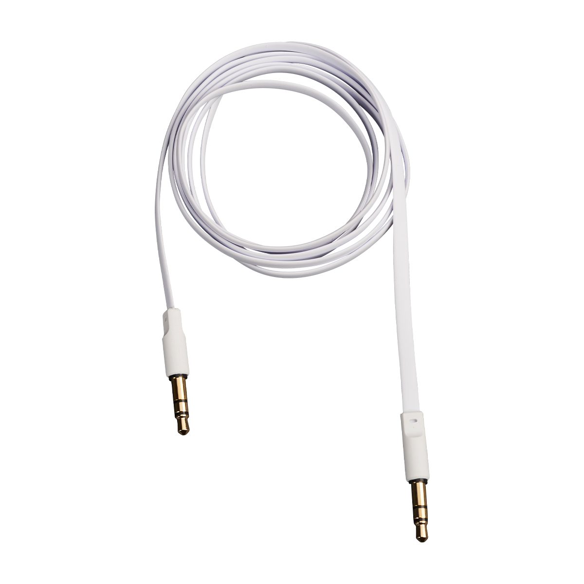 Hvit 130 cm Minijack lydkabel til TOUCHit og andre med 3.5mm kontakt