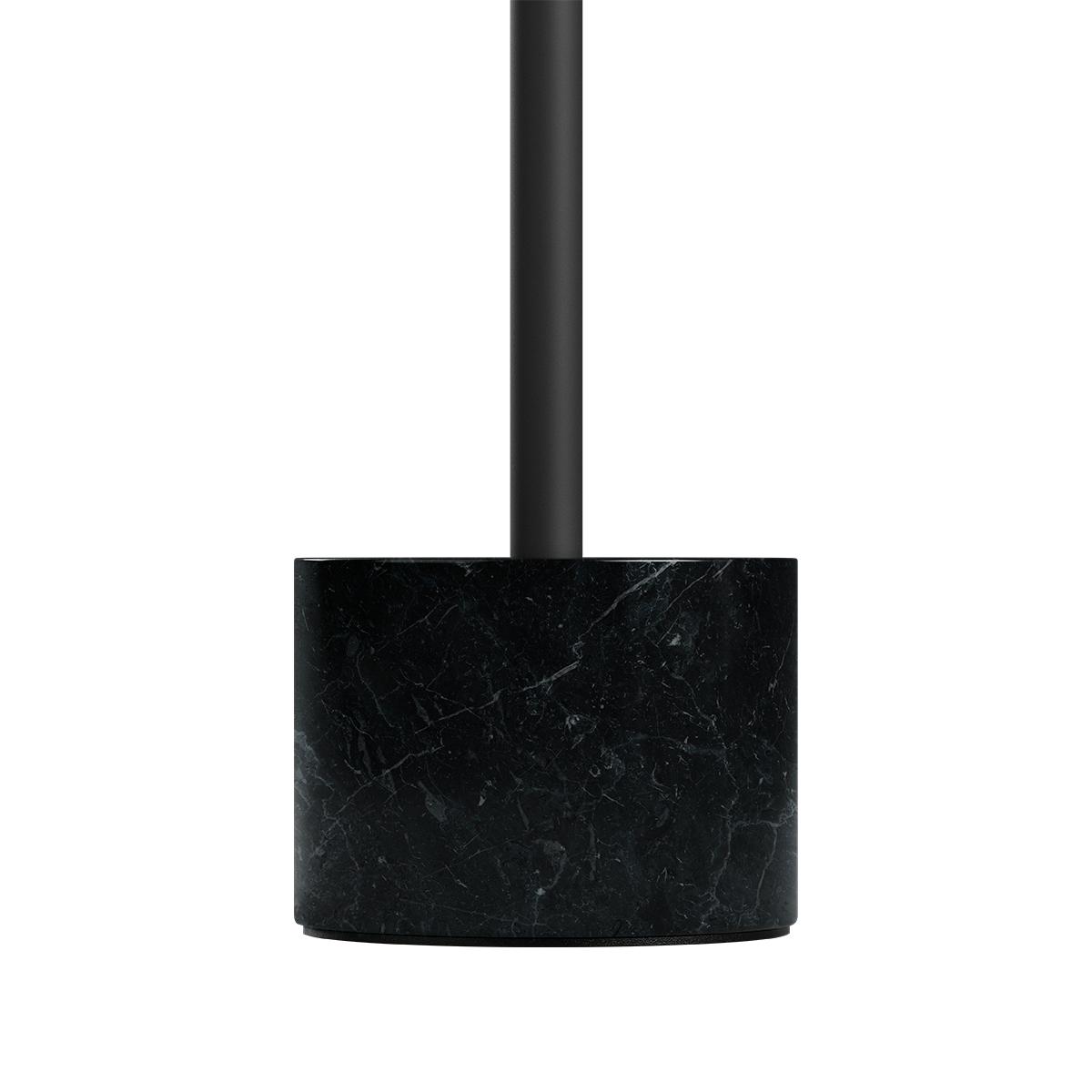 Expo Table bordlampe i svart aluminium med marmorfot og matt overflate, innendørs belysning