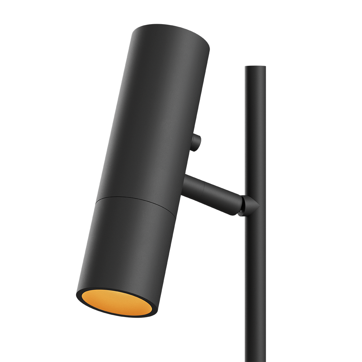 Expo Table bordlampe i svart aluminium med matt finish og sokkel i polert marmor.