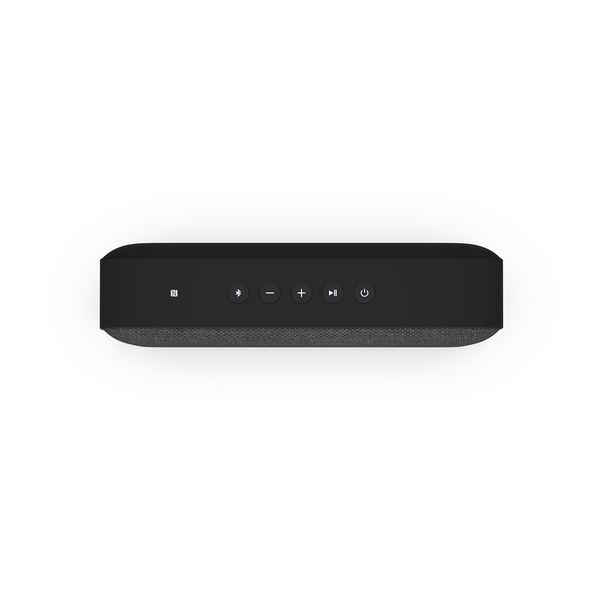 Move 150 Bluetooth-høyttaler i stål med Fiord stoff og dansk design, bærbar med innebygd batteri.