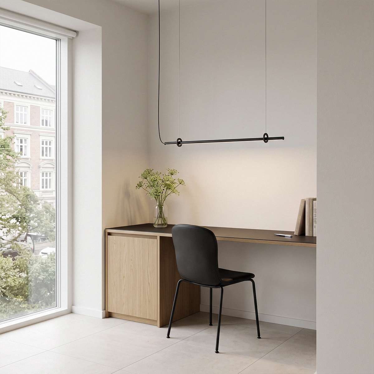 Ease 120 pendellampe i svart fra sackit