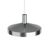Dawn Pendant Ø40 lampe i polert aluminium med perforert topp og hvit innerskjerm.