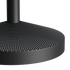Svart Dawn Pendant Ø40 lampe i aluminium med perforert topp og hvit innerskjerm.