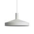 Hvit Dawn Pendant Ø40 lampe i aluminium med perforert topp og hvit innerskjerm.