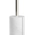SACKit Expo 185 gulvlampe med polert marmorfot og slank aluminiumskropp, frostet LED-stripe.