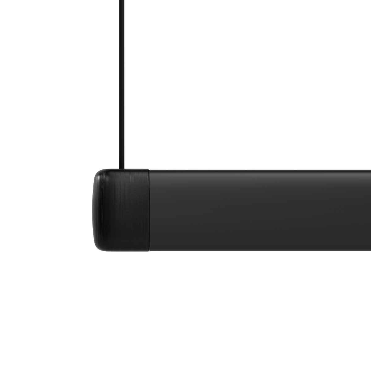 Pebble pendellampe i svart fra sackit