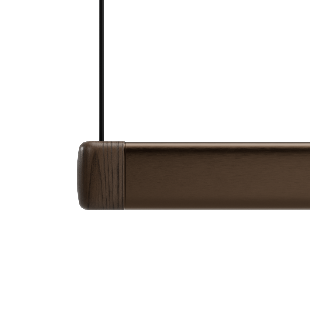 Pebble pendellampe i bronse fra sackit