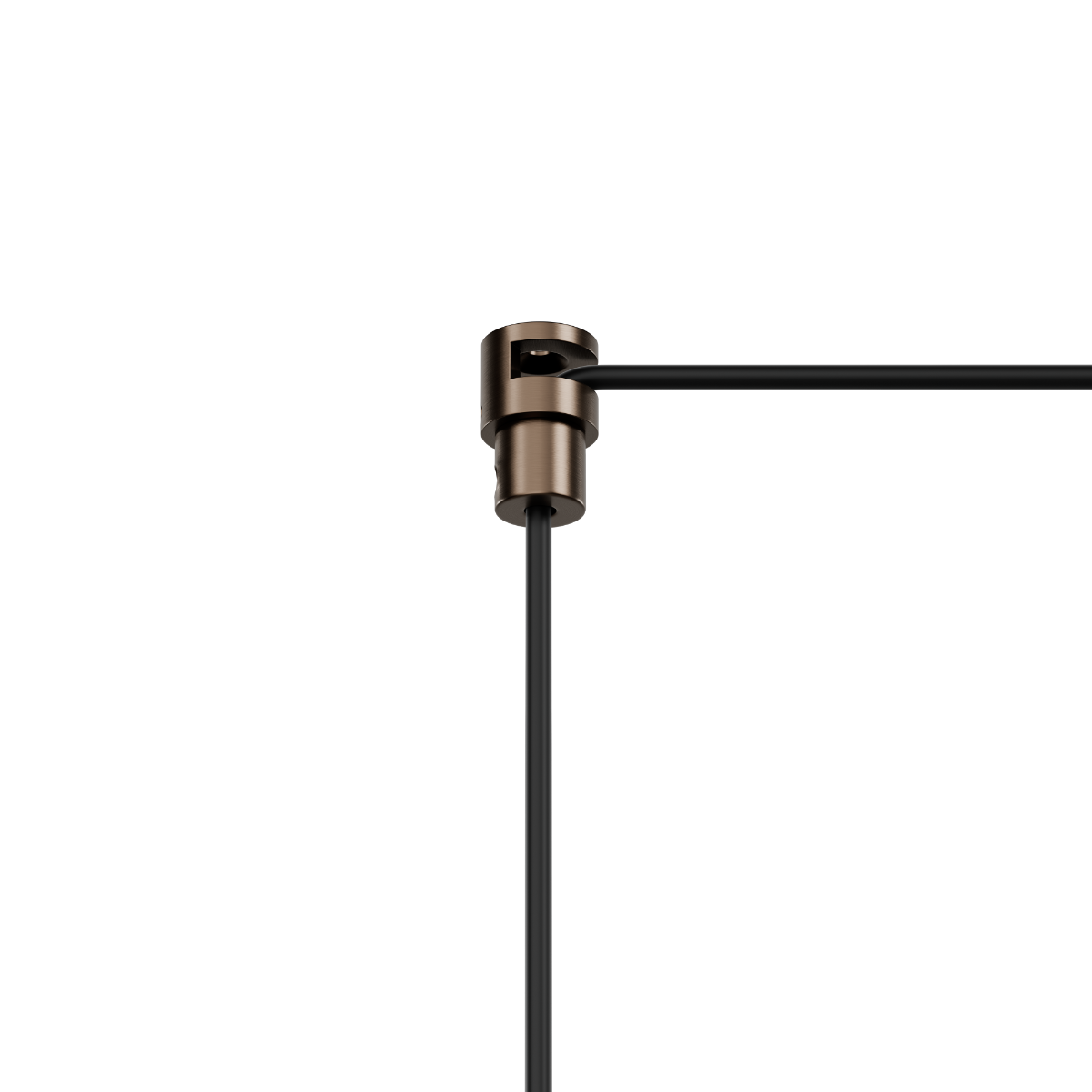 Pebble pendellampe i bronse fra sackit