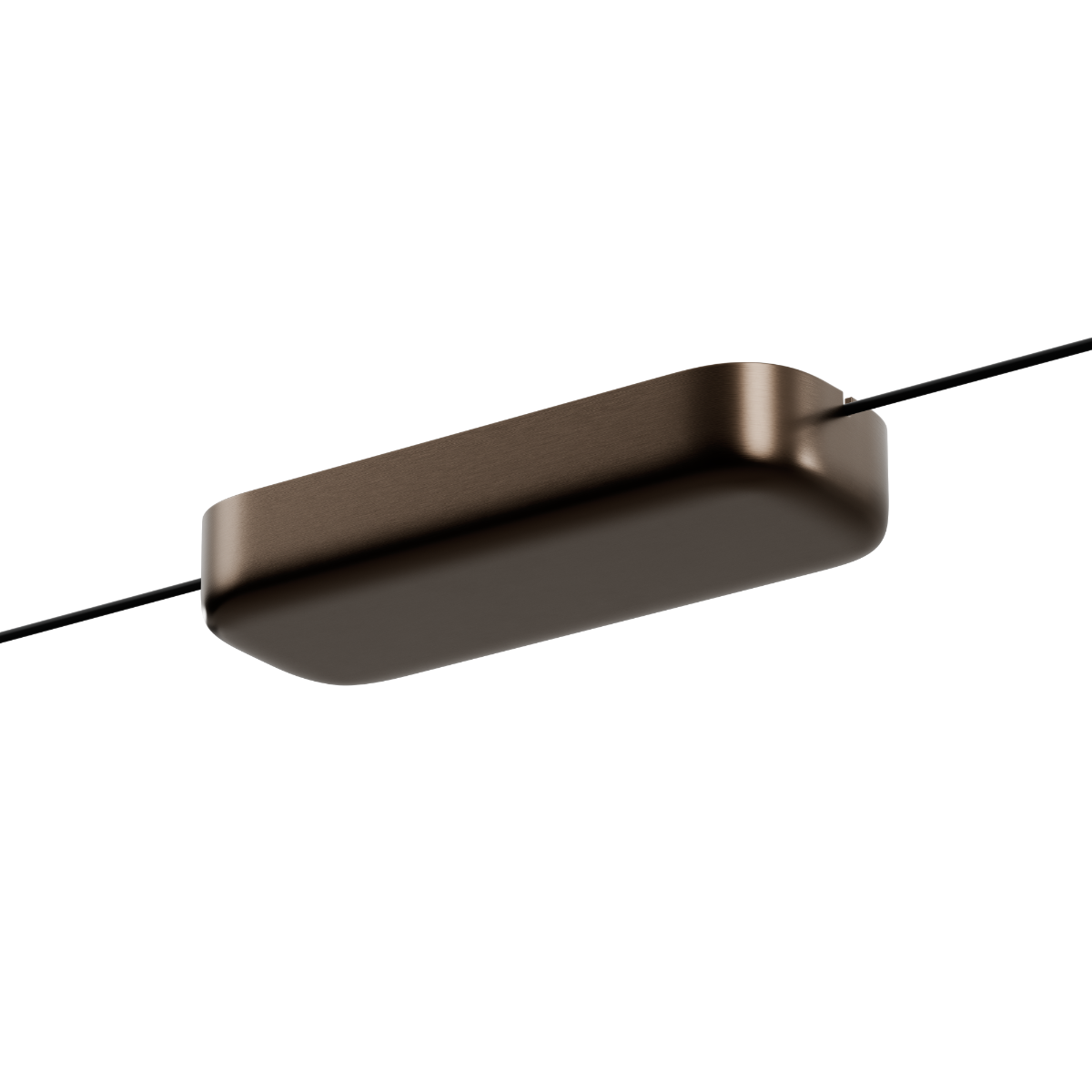 Pebble pendellampe i bronse fra sackit