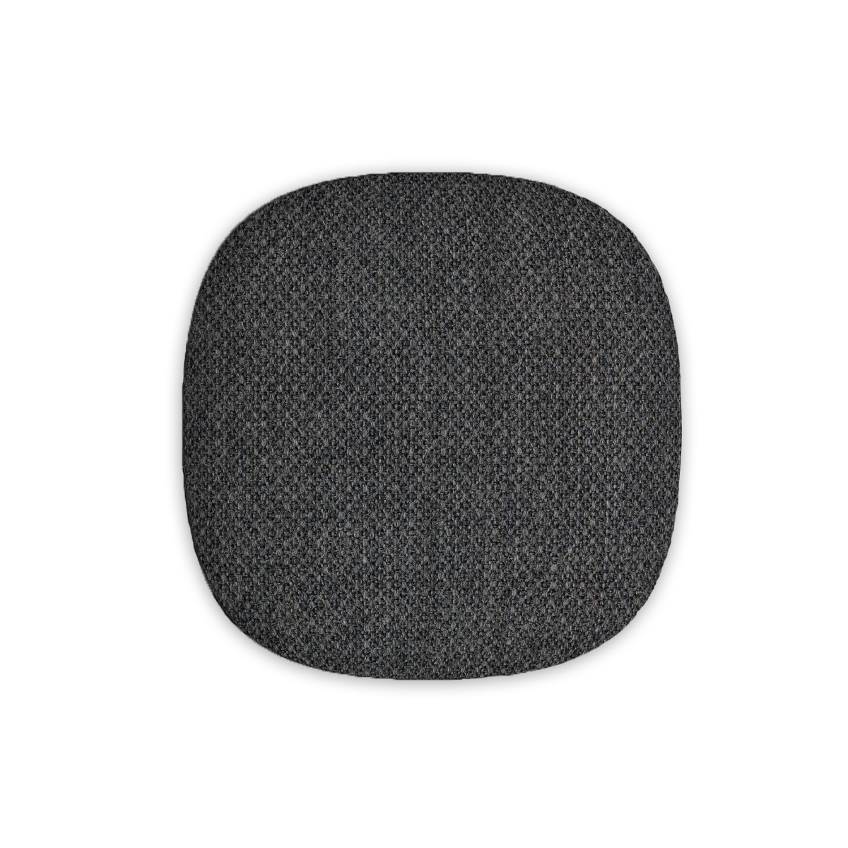 Go Front høyttalerfront i stålgrått stoff fra Kvadrat, passer til WOOFit Go-modeller.