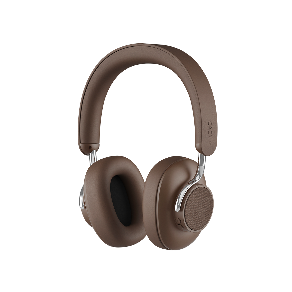 Brune Touch 310 over-ear høretelefoner med polstret hodebøyle og USB-C lading.