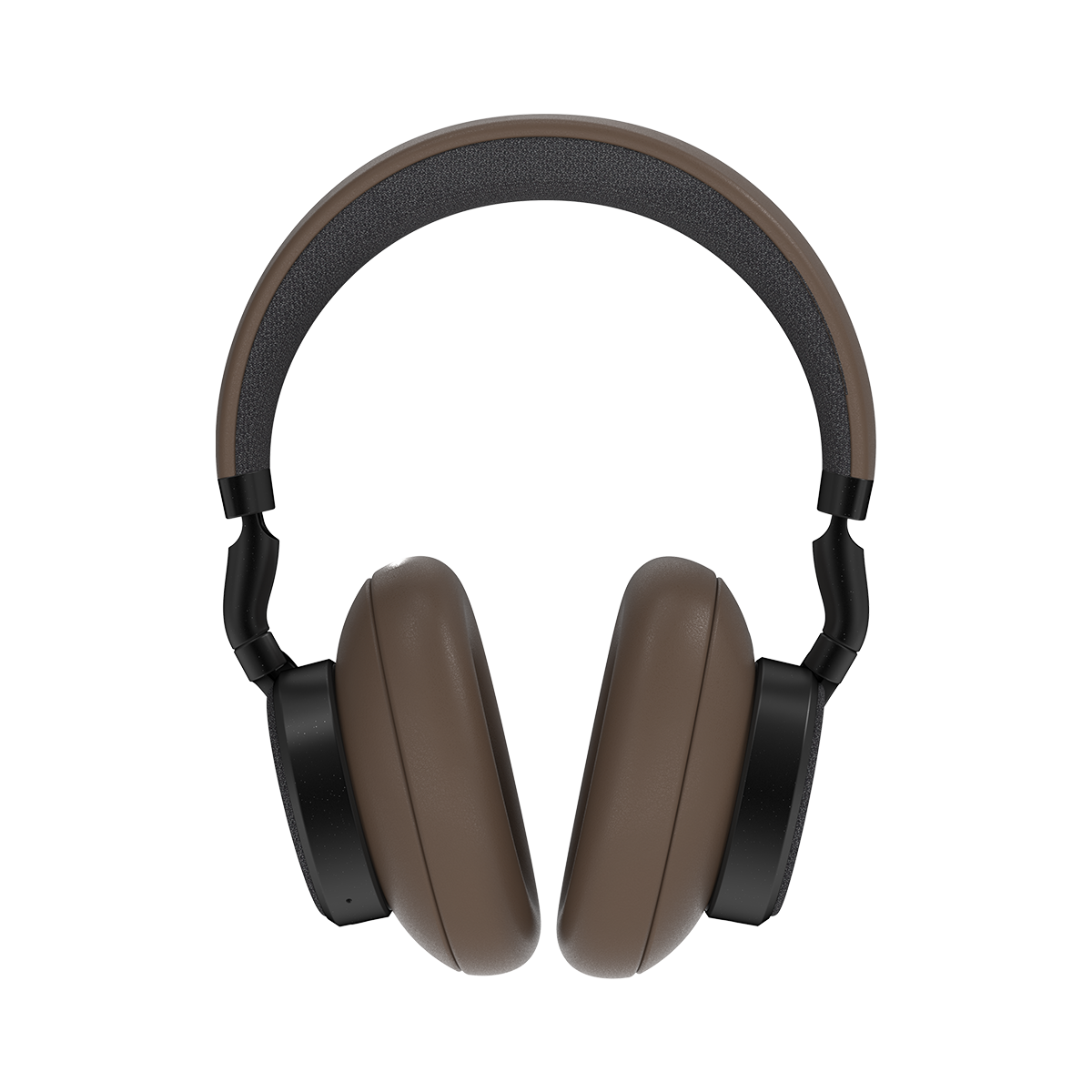 Brune Touch 400 høretelefoner med PU-lær og roterbare øreklokker i minimalistisk design.