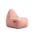 Cobana Junior Lounge Chair i rosa, vannavstøtende barne-sakkosekk med myk form og håndsydde sømmer.