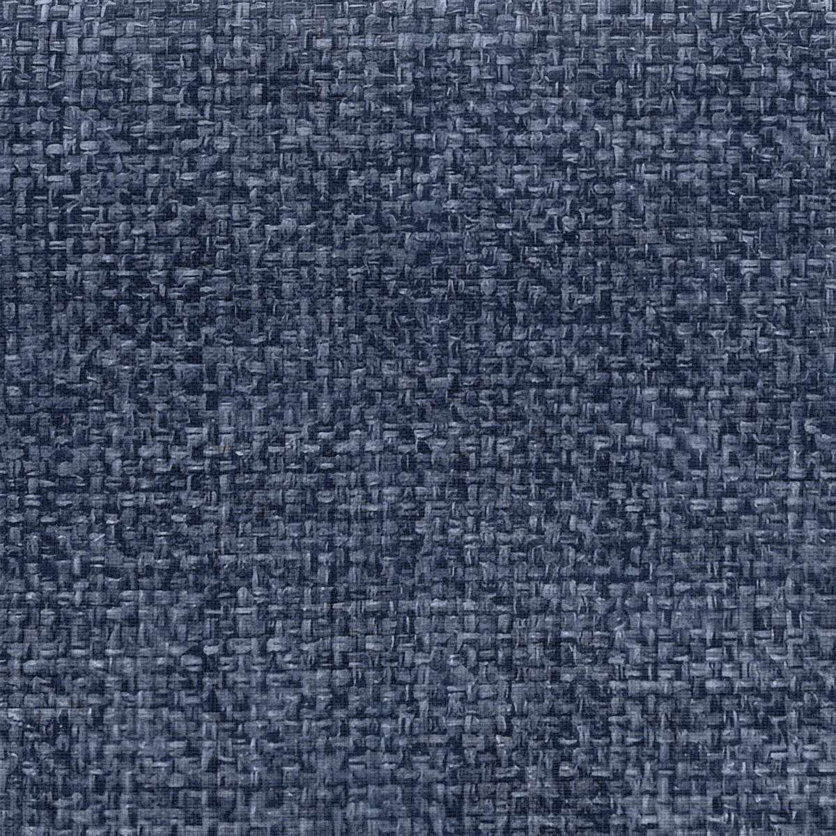 Rund Kirra Indigo Cobana Pouf i slitesterkt stoff med håndsydde sømmer.